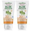 Equilibra® Aloe Crema Solare SPF 20 Minitaglia 2x75 ml