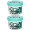 Garnier Maschera Idratante Fructis Hair Food, Riparatrice 3 in 1 con Formula Vegana per Capelli normali, Aloe, 390 ml 2x390