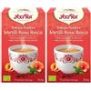 Yogi Tea Infuso Energia Positiva Mirtilli Rossi Ibisco Bustine 2x30,6 g Tè