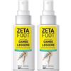 Zetafoot Spray No Gas Gambe Leggere 2x100 ml