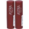 ASTRA Make-UP Lip Creamynal - Rossetto Cremoso Tonalità 07 Greta: Nude Lampone Medio 2x1 St