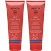 APIVITA Bee Sun Safe Latte Hydra Fresh Viso e Corpo SPF50 2x200 ml Crema solare