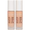 ASTRA Make-UP Fluid Foundation Serum - Fondotinta Siero Multifunzionale Tonalità 03 2x19 ml