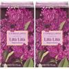 L'Erbolario Lilla' Bagnoschiuma 2x300 ml Schiuma da bagno