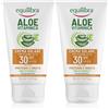 Equilibra Aloe Vitaminica Crema Solare SPF 30 2x150 ml