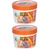 Garnier Maschera Riparatrice Fructis Hair Food, riparatrice 3in1 con formula vegana per capelli danneggiati, Papaya, 390 ml 2x390