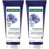 Klorane Balsamo dopo shampoo alla Centaurea BIO 200ml - Anti ingiallimento Capelli grigi e biondi 2x200 ml