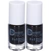 Dermovitamina Micoblock® 3 in 1 Smalto Idratante e Traspirante Nero 2x5 ml