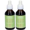 MaterNatura Lozione Stimolante Capelli Tendenti alla Caduta alle Foglie di Olivo 2x100 ml Soluzione