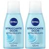 Nivea Struccante Occhi Delicato 125 ml, con Acqua Purificata per occhi sensibili 2x125 ml