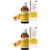 Pranarom Olio Vegetale Nocciolo d´Albicocca 2x50 ml Soluzione orale