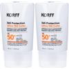 KORFF 365 Ultra 100 Color Fluido Viso SPF50+ 2x40 ml