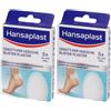 Hansaplast Cerotti per Vesciche, vesciche piedi trasparenti un sollievo rapido, 5 pezzi 2x5 St