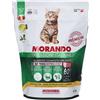 Morando Croccantini per Gattini Ricchi in Pollo con Salmone 400 g Mangime