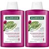Klorane Shampoo idratante e illuminante al Fico d'India 200ml - Capelli disidratati, idratazione 2x200 ml