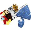 Witor's Uovo di Pasqua Ciokolatte + PELUCHE 240g Doppia Sorpresa, Cioccolato al Latte Finissimo, Peluche CASUALE tra Pappagallo, Scimmietta, Zebra, Leopardo