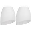 Hemobllo Paralume a Ferro Di Cavallo in Plastica 5.12X3.35X3.35In Paralume Di Ricambio Decorativo Per Lampada Da Tavolo Scrivania E Lampadario Con Facile Installazione E Design Elegante
