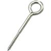 BK SHOP 100 viti con occhiello Ø 8 mm x 120 mm, viti robuste viti ad anello in acciaio, ganci a vite zincati per protezione dalla corrosione, utilizzabili in interni ed esterni