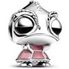 Generic Charm rosa camaleonte principessa stile cartone animato. Compatibile con braccialetti Pandora e altri braccialetti con ciondoli di dimensioni simili