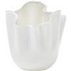 VENINI Vaso Fazzoletto Opalino Lattimo/talpa 700.02