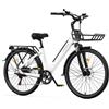 E-Bycco E·Bycco V1 Bici elettrica urbana con batteria da 36 V 15,6 Ah, cambio