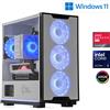 CSL-Computer PC Gaming M12410H / Intel Core Ultra 5 225F, 10x 3300 MHz / AMD RX9070 / 32 GB DDR5 RAM / M.2 SSD 1000 GB - Windows 11 Home