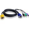 ATEN Cavo per kvm ATEN 2L-53xxUP VGA-USB+PS2-1,80 m