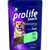 Prolife Snack Sensitive Grain Free Pesce per Cani Adulti di Tutte le Razze 90 g