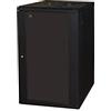 LINK Armadio Rack 19 20 Unita' da Muro (A) 995 x (L) 600 x PROFONDITA' 450 MM. Colore Nero Porta Vetro
