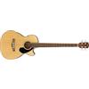 Fender CB-60SCE Acoustic Bass, Walnut Fingerboard, Natural, Comes with Free Virtual Lessons