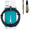 GEWA Cavo microfonico Basic Line 3 m, nero, XLR(f) - jack mono da 6,3 mm, 190060