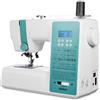 MEDION Macchina per cucire digitale MEDION SD36 (36 watt, lunghezza e larghezza del punto regolabili, 270 modelli di punto, luce di cucitura a LED, infilatore automatico, pulsante di inversione, tagliafilo