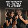 Kit Microfono Wireless Doppio Canale 2.4GHz per Karaoke Live Performance