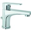 Miscelatore monocomando lavabo scarico integrato Line FEV