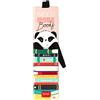 Legami - Segnalibro con Elastico, 4,7x17,5 cm, in Carta certificata FSC®, Tema Panda, Tiene il Sengo e il Libro Chiuso