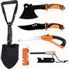 Kit Sopravvivenza,Outdoor Kit Di Sopravvivenza Professionale Con Ascia,Coltello