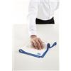 TEXIA 10 strofinacci in cotone bianco e blu- roll drap - accessori
