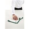 TEXIA 10 strofinacci in cotone bianco e verde - roll drap - accessori