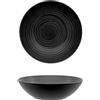 Insalatiera cm 17 nera orbit - piatti piani tondi