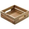 LEONE S.R.L. Cassetta in acacia cm 32.5x26.5x7h - accessori