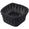 LEONE S.R.L. Cestino in polipropilene quadrato nero 16x16x10 cm - accessori