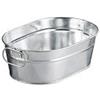 LEONE S.R.L. Cestino ovale in metallo cm. 22.5x15x8 - accessori