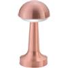 Lampada da tavolo touch led rame semisfera - lampade da tavolo