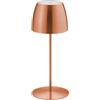 Lampada led rame cm 12 h30 sally - lampade da tavolo