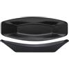 2 vassoi barchetta cm. 30x11,5 streat n.stw neri - vassoi / pirofile / insalatiere