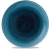 Piatto piano cm. 28,8 azzurro aqueos lagoon churchill - piatti piani tondi