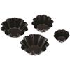 SAMBONET PADERNO INDUSTRIE S.P.A. 3 tartellette brioche antiaderenti 10 cm - stampi e tortiere