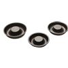 SAMBONET PADERNO INDUSTRIE S.P.A. 3 tartellette savarin cm 8 antiaderenti - stampi e tortiere