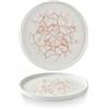 Piatto piano imp. cm.21 kintsugi coral churchill - piatti piani tondi