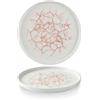 Piatto piano imp. cm.26 kintsugi coral churchill - piatti piani tondi